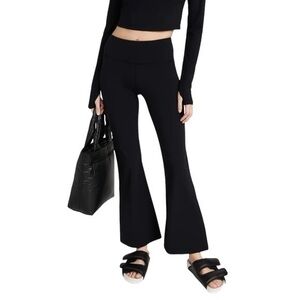 Sweaty Betty Black Power Kick Flare Trousers Leggings‎ Medium